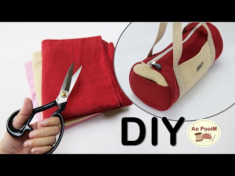 So cute and easy to make! Small Duffle Bag