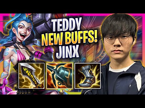TEDDY TRIES JINX WITH NEW BUFFS! - DRX Teddy Plays Jinx ADC vs Ashe! | Season 2024
