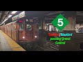 (SPECIAL) 239 Street Yard bound Redbird/Bluebird train passing Grand Central