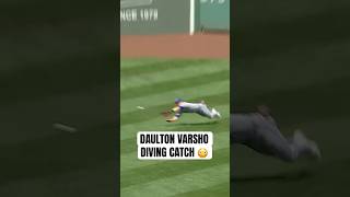 Daulton Varsho makes an incredible diving grab to start the game ???? #MLB #Toronto #BlueJays