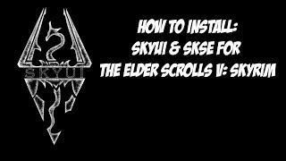How to install SkyUI & SKSE for Skyrim (Fast & Simple + Voice)