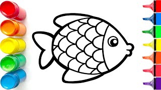 How to Draw a Cute Little Fish | Easy Step by Step Tutorial for Beginners
