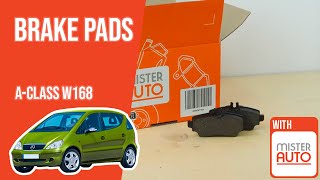 Youtube thumbnail of video "How to replace the front brake pads A-Class W168 🚗"
