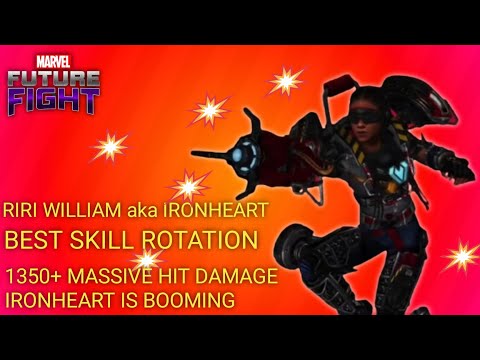 Riri William aka Ironheart Best Skill Rotation! Wakanda Forever Update! Marvel Future Fight!