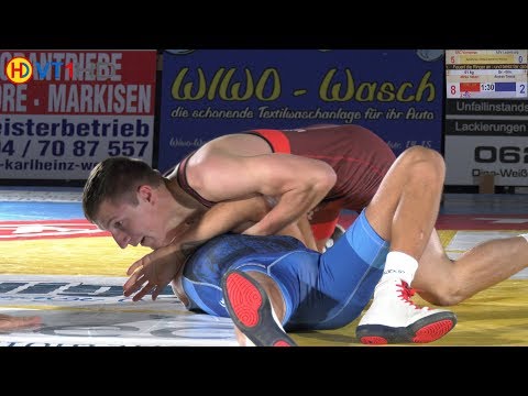 RINGEN | Regionalliga BaWü | 61kg GR: HILKERT, M. (Viernheim) vs. TAMAS, A. (Ladenburg)