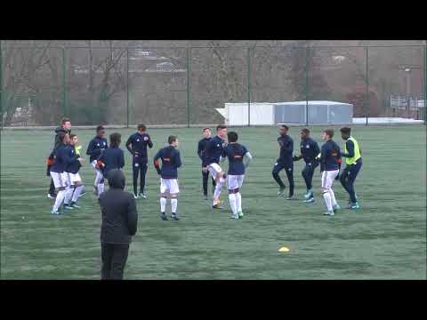 Andonline U17 Anderlecht - Genk Warming and line Up