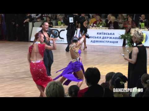 Vlokh Dmytro - Krisanova Kateryna, UKR, 1/8 Cha-Cha-Cha