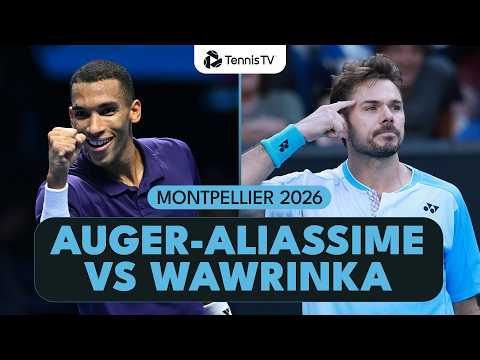 Felix Auger-Aliassime & Stan Wawrinka Face Off For The First Time! ⚔️ | Montpellier 2026 Highlights