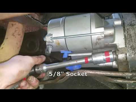 How to Replace the Starter on a Dodge 318 Engine