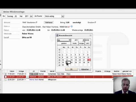 wiedervorlage | CRMPRO