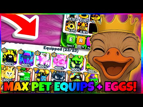 🌟 HOW to GET MAX PET EQUIPS + EGG OPENS in REBIRTH CHAMPIONS ULTIMATE (ROBLOX)