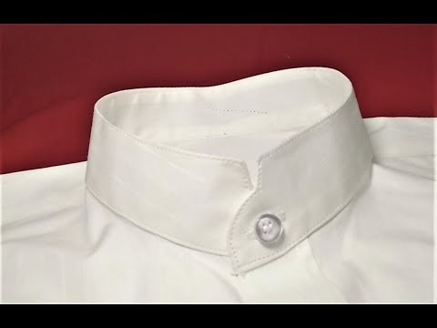 How to sew Mandarin collar (Chinese collar ) Video