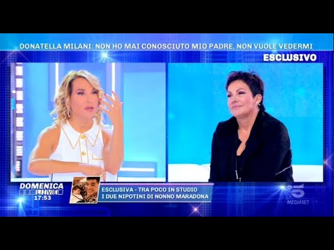 Domenica Live, Donatella Milani: "Sono depressa,...