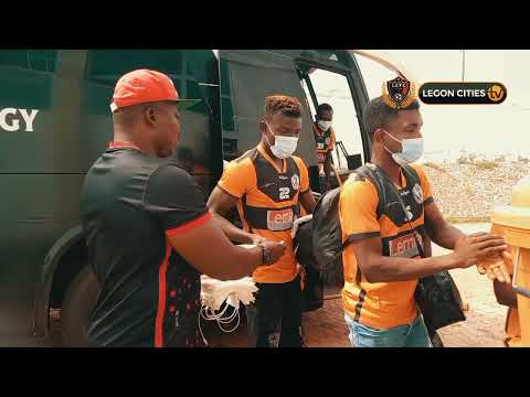 ELMINA SHARKS VRS LEGON CITIES FC - STADIUM DEPARTURE AND ARRIVAL
