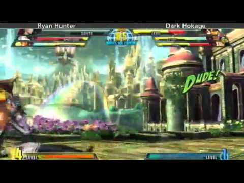 4-21-11 Ryan Hunter (Dante/Amaterasu/Dormammu) vs Dark Hokage (Storm/Zero/Tron) 2 - MvC3