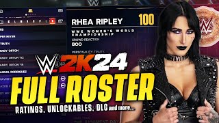 Download lagu WWE 2K24: FULL ROSTER & RATINGS! Including Showcase, DLC, Unlockables and More! mp3