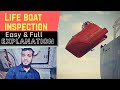 Explained Life Boat Inspection PSC Sire CDI Inspection
