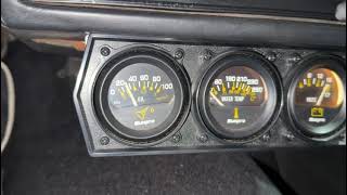 1982 Pontiac Grand Prix Richard Petty Tribute Cold Start with Oil Pressure Gauge