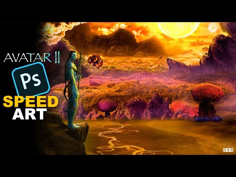 How I Created Avatar II Poster in Photoshop - Fun Art