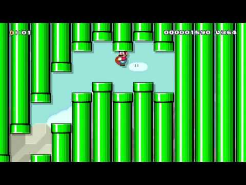 Super Mario Maker - Clairezo World 5-1 Pipe Dream
