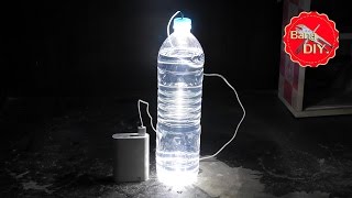 ไฟฉุกเฉินจากขวดน้ำ กับ Powerbank  | Diy ทำเอง ง่ายๆ By ช่างแบงค์