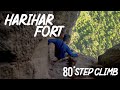 Harihar Fort | 80 Degree Step Climb | Nashik | Maharashtra | 4K