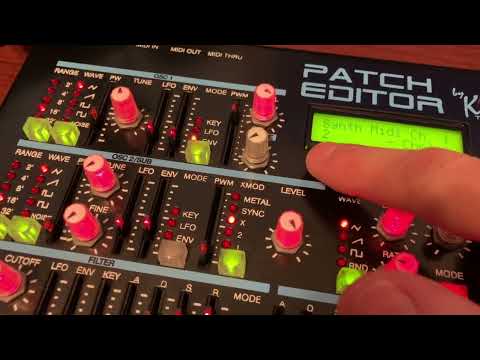 Kiwi Technics Patch Editor (works with ≈ 24 diff vintage synths, like PG800) image 13