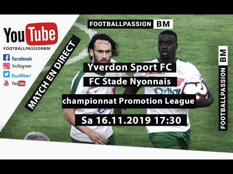 LIVE STREAMING-Yverdon Sport FC-FC Stade Nyonnais- championnat Promotion League