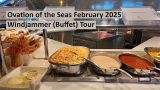 Windjammer (Buffet) Tour Ovation of the Seas February 2025