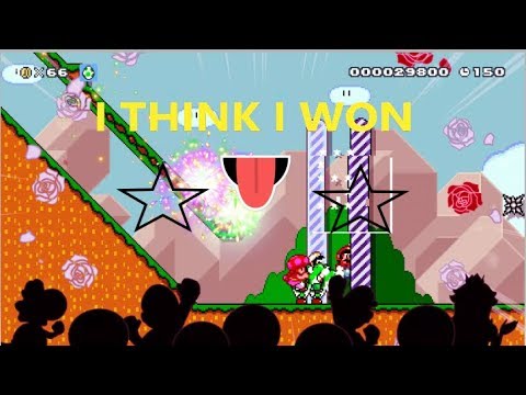 Super Mario Maker 2 multiplayer versus- Did a actually win?