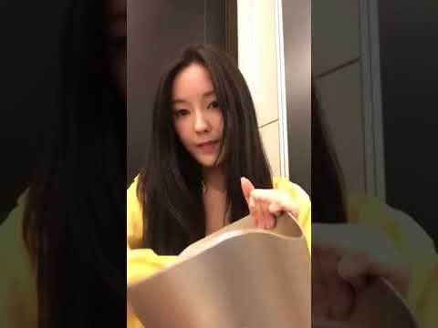 180512 Hyomin (T-ARA) Instagram Live  - part 2 (not mirrored)