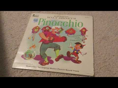 all the songs from walt disney's pinocchio 1959 disneyland records full