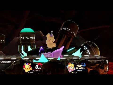 SSBU Pikachu 0-death Concept Nair Loops into Uair Loops vs. Floaties