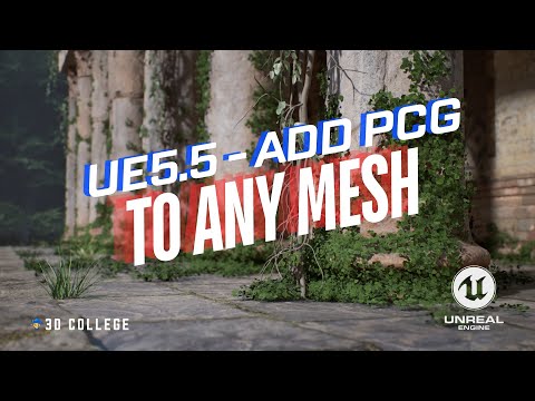 Unreal Engine 5 - add PCG to any mesh!