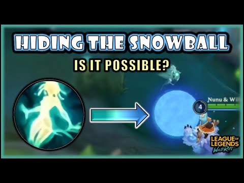 CAN WE HIDE NUNU'S SNOWBALL WITH SENNA E? - WILD RIFT EXPERIMENT