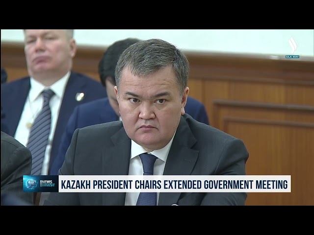 Kazakistan Devlet Başkanı başkanlığında genişletilmiş Hükümet toplantısı gerçekleştirildi