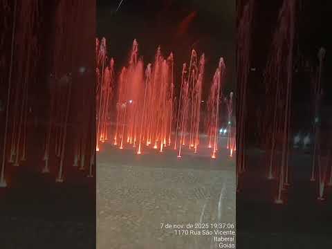 Fonte iluminosa de Itaberaí Goiás