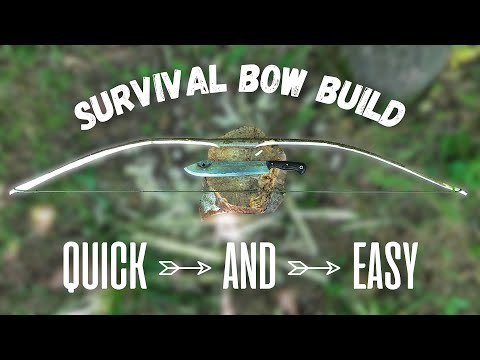 Quick And Easy Survival Bow Build