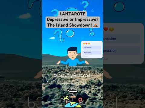 LANZAROTE | Depressive or Impressive? The Island Showdown! 🌋🌿 #remix #electronicmusic #island