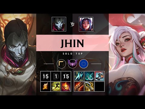 Jhin Top vs Irelia - EUW Master Patch 25.10