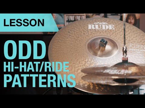 Odd Hi-Hat Patterns | Paiste Rude Wild Cymbals | Drum Lesson