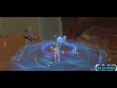 Proceed deeper within the ruins.