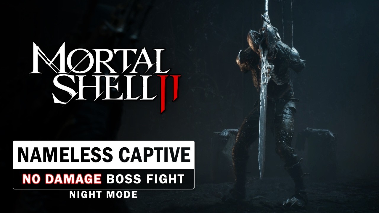Mortal Shell 2 - The Nameless Captive Boss Fight (No Damage / Night Mode)