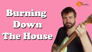 Burning Down the House - Talking Heads - Guitar Tutorial
