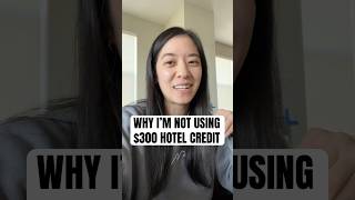 Talked myself out of $300 Amex card benefit #creditcardbenefits #amexplatinum