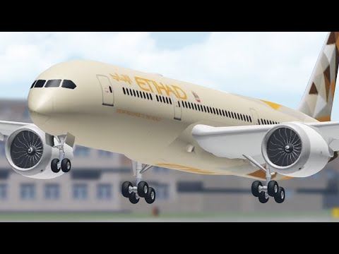 NEW 787 Landing Competition in FLIGHTLINE (Roblox)