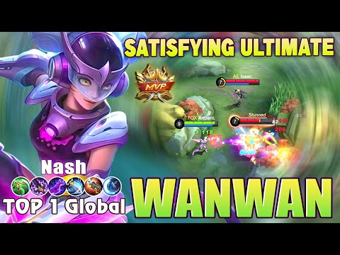 Wanwan Absolutely Insane! Top 1 Global Wanwan Gameplay by Ancient   Mobile Legends