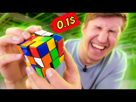 HOW FAST CAN I SOLVE THE CHEAPEST RUBIK'S CUBE?