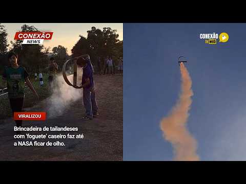 Vídeo: Brincadeira de tailandeses com ‘foguete’ caseiro faz até a NASA ficar de olho.