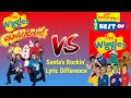 The Wiggles Rockin Santa Lyric Difference 2004 Vs 2009